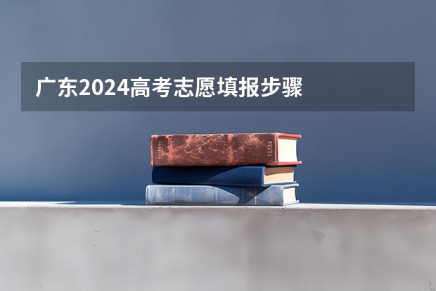 广东2024高考志愿填报步骤