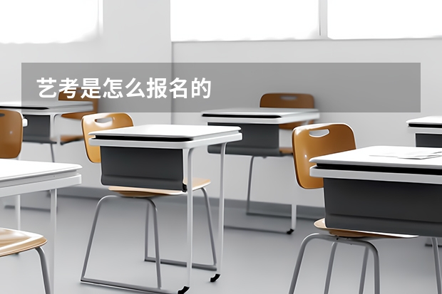艺考是怎么报名的