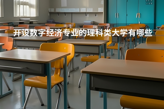 开设数字经济专业的理科类大学有哪些
