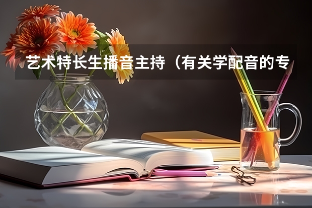 艺术特长生播音主持(有关学配音的专业。)