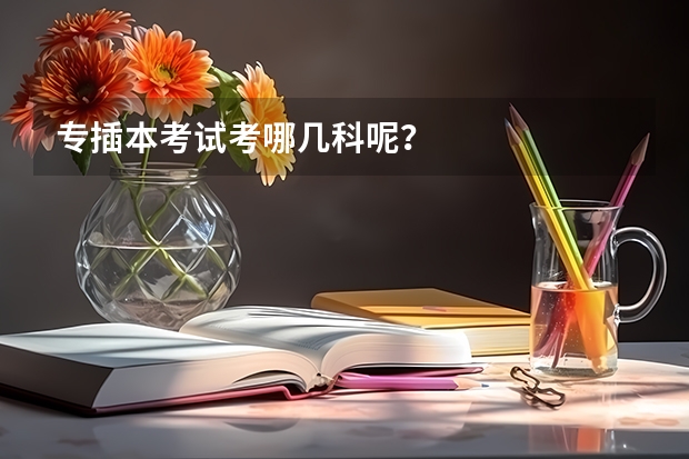 专插本考试考哪几科呢?