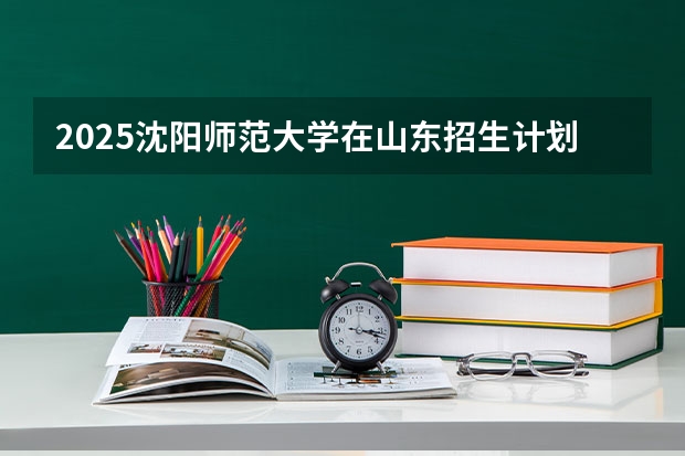 2025沈阳师范大学在山东招生计划预测