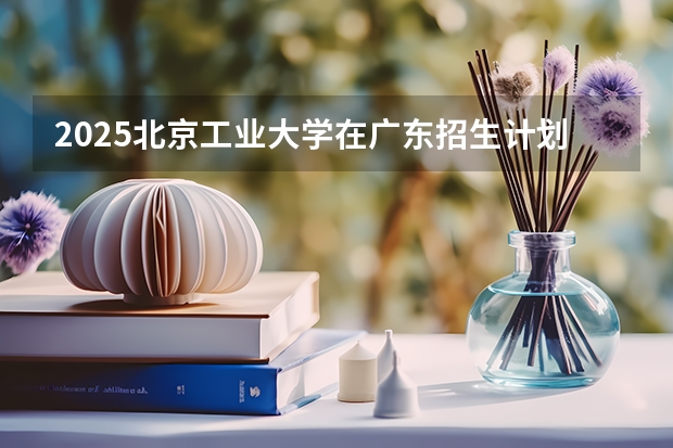 2025北京工业大学在广东招生计划人数