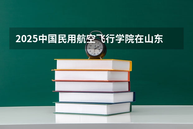 2025中国民用航空飞行学院在山东招生计划人数