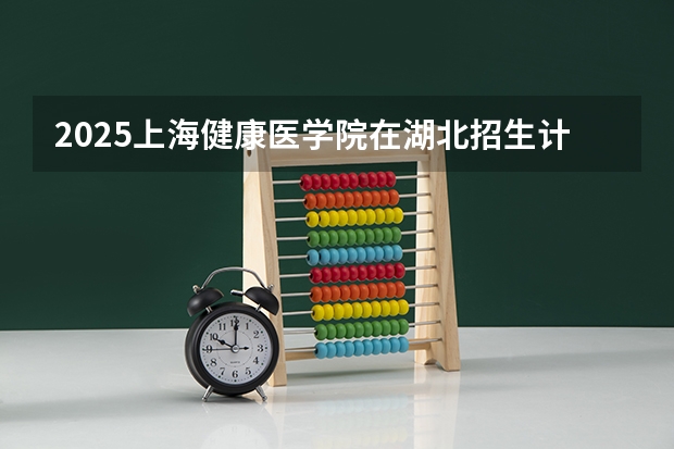 2025上海健康医学院在湖北招生计划人数