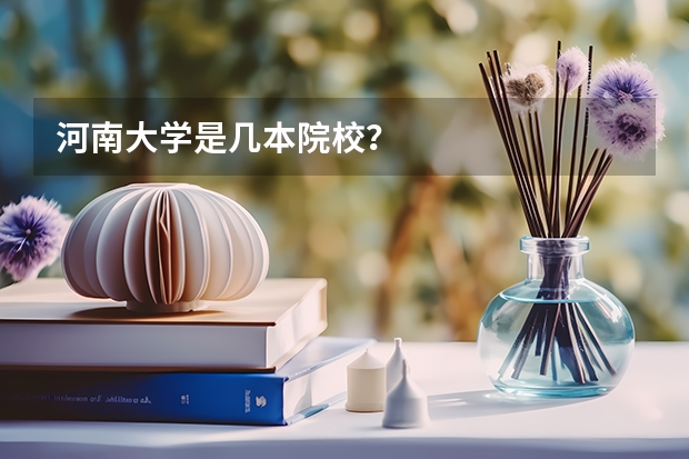 河南大学是几本院校?