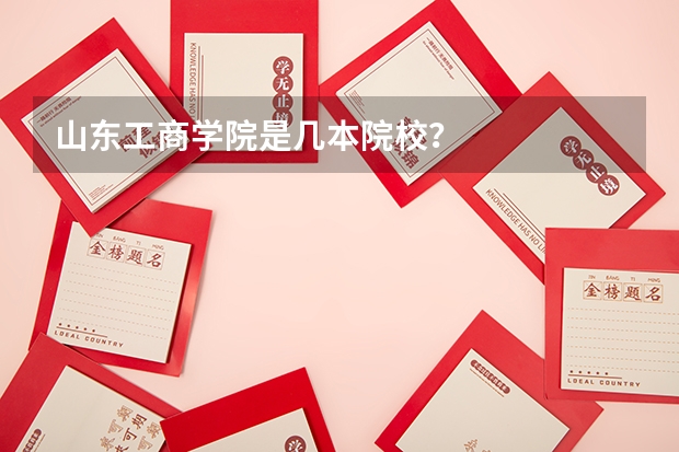 山东工商学院是几本院校?