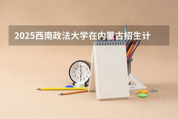 2025西南政法大学在内蒙古招生计划人数
