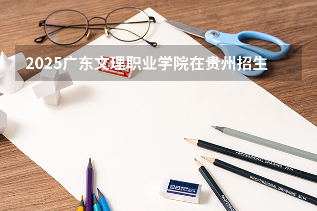 2025广东文理职业学院在贵州招生计划人数
