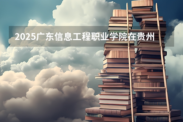 2025广东信息工程职业学院在贵州招生计划人数