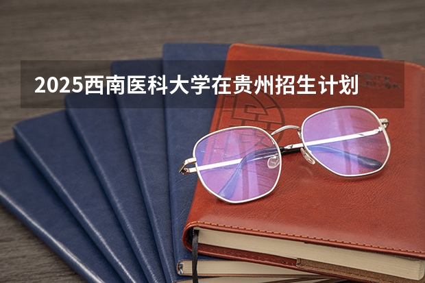 2025西南医科大学在贵州招生计划人数