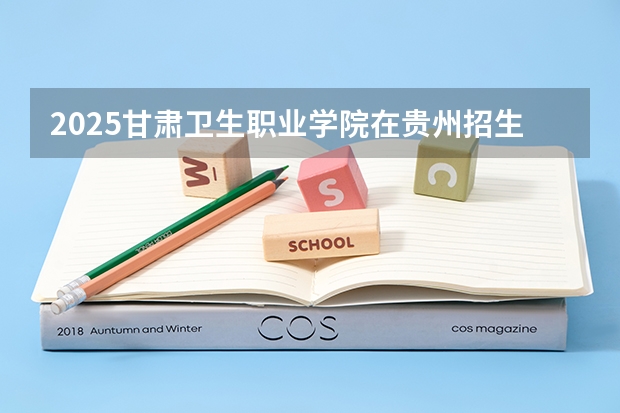 2025甘肃卫生职业学院在贵州招生计划人数