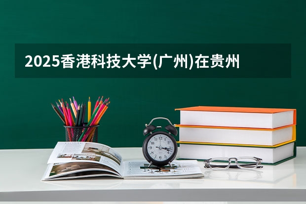 2025香港科技大学(广州)在贵州招生计划人数